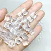 Bloque Cuadrado Transparente de Plástico Acrílico Pulido de 8 mm Tablero Marcador Indicador Cubo Accesorio para Juego de Mesa