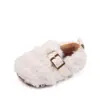 Zapatos de Bebé Estilo Nuevo Felpa Suela de Goma Antideslizante Zapatos de Bebé para Niños y Niñas Zapatos para Niños Pequeños