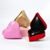 Caja de Joyería con Forma de Corazón Caja para Anillos con Luz LED Caja de Empaque de Joyería de Alta Gama Caja para Colgante Caja de Regalo para Pendientes Cruzados de Ins