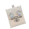 Pendientes de Cristal y Perla con Lazo y Hoja Frescos, Clavos Elegantes y Sencillos, Pendientes Únicos y de Moda, Colgantes Pequeños Distintivos