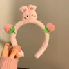 Linda Diadema de Cabeza de Oso de Amor Tridimensional Orejas de Peluche de Celebridad de Internet Dibujos Animados Diadema para Lavado de Cara Accesorios para el Cabello Versátiles de Celebridad de Internet Venta al por Mayor