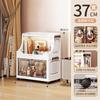 Gabinetes de Almacenamiento Personalizados Transfronterizos, Gabinetes de Almacenamiento para Cocina del Hogar, Estantes de Almacenamiento Multicapa para Sala de Estar, Gabinetes de Almacenamiento Plegables