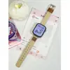 Adecuado para Applewatchs12Ultra Gatito Galleta Correa de Muñeca Fina de Cuero para Apple S98765Se