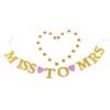 Banner Guirlanda Proposta Glitter Amazon Decoração Casamento Letras Montagem Festa Triângulo Transfronteiriço Recomendação de Venda Quente