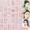 Calcomanías de Tatuaje Impermeables y de Larga Duración Estudiantes Femeninas Lindas Artificiales Pequeñas Frescas Clavícula Dedo Estilo Hyuna Tatuaje de Dibujos Animados