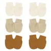Guantes Antirayaduras Faciales para Bebé de Otoño Invierno Primavera, Guantes Pequeños para Bebé, Guantes Finos de Dibujos Animados para Bebé, Juego de Cubrepiés