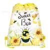 WF019 bolsa no tejida miel de abeja fiesta bolsa no tejida bolsa de regalo bolsa promocional bolsa con cordón