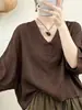 Nuevo estilo chino botón de rana cuello en V algodón y lino manga corta holgado top para mujer, nueva llegada de verano, camiseta versátil casual con temperamento