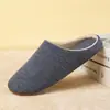 Pantuflas otoño e invierno japonesas punta abierta lavables a máquina suela de tela silenciosa pantuflas silenciosas para mujer suela suave para el hogar interior pantuflas de algodón