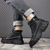 Botas Martin 2024 outono e inverno sola grossa botas casuais ruibarbo forrado de lã quente vento inglês botas de trabalho coreanas uma geração de cabelo