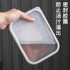 Caja para Conservar Alimentos Frescos de Acero Inoxidable 304 con Tapa, Caja Rectangular para Congelar Alimentos, Caja Sellada para Congelación Rápida en Refrigerador
