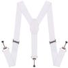 Tirantes de cuero para niños de 65 cm, con 3 clips y clip brillante, tirantes de rendimiento para niños.