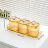 Novo Recipiente Plástico Quadrado Selado de Alta Qualidade para Armazenamento de Alimentos para Grãos e Cereais, Pote Doméstico para Alimentos, Caixa de Armazenamento de Frutas Secas para Cozinha
