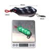 Cebo Luya Lei Frog, cebo blando de silicona, sapo venenoso, doble anzuelo, lentejuelas giratorias, cebo de pez negro, cebo falso de simulación, equipo de pesca