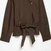Comercio Electrónico Transfronterizo Estilo Europeo y Americano Ropa de Mujer ZA AliExpress Más Vendido Tendencia de Moda Otoño e Invierno Chaqueta Cortavientos con Cordones
