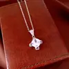 Aretes Anillo Abierto Cuadrado de Circonita Estilo Corte Francés Collar Juego de Joyería de Lujo Ligero Sensación de Alta Gama Joyería de Temperamento