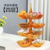 Atacado do Fabricante Mesa de Centro para Sala de Estar Doméstica Popular Ins de Aparência Elegante Prato de Lanches Doces Ktv Prato de Frutas Rotativo