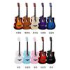 Guitarra Folk de Prática de 38 polegadas Guitarra Folk para Iniciantes Cabo de Guitarra de Fibra de Carbono Guitarra para Iniciantes Nível de Entrada Fornecimento do Fabricante