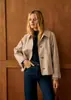 Amazon Plus Size Comércio Exterior Transfronteiriço Roupas Femininas Estilo Europeu e Americano Jaqueta Forrada Xadrez para Mulheres Baixas na Primavera e Outono