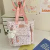 Mochila Estilo Japonês Transfronteiriça Ins para Meninas Alunas do Ensino Fundamental Mochila Fofa Doce Estrela Alunos do Ensino Médio Mochila de Grande Capacidade
