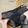 Venda Direta da Fábrica Calcinhas Sexy de Renda Vazada Femininas Cintura Baixa Algodão Puro Forro Antibacteriano Tanga Feminina Francesa