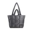 Bolsa de Algodón de Alta Gama de Gran Capacidad Transfronteriza Bolsa para Viajes de Corta Distancia Bolsa de Plumón para Salir Bolso de Hombro de Mano para Mujer