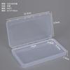 Caja Plana Rectangular Transparente de Plástico PP de 1.4 de Alto para Embalaje y Almacenamiento de Anzuelos de Pesca, Componentes Digitales, Joyería, Puntos de Diamante