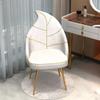 Silla de Maquillaje de Lujo Ligero para Celebridades de Internet para Uso en Casa, Silla Perezosa con Respaldo de Almacenamiento para Dormitorio, Taburete de Tocador, Taburete de Almacenamiento para Manicura