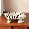Armario para Zapatos con Forma de Gato de Lujo Ligero al por Mayor, Portallaves de Cerámica para Entrada, Caja de Almacenamiento de Escritorio Simple, Decoración para Sala de Estar
