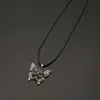 Collar Colgante de Cráneo de Insecto Mariposa Vikingo Retro Más Vendido en Europa y América Collar para Hombre Accesorios Estilo Noruego Venta al por Mayor