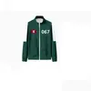 Ropa Deportiva Infantil Otoño Cuello Alto Cremallera Sudadera Verde Oscuro Azul X-O Nuevo Conjunto Digital Más Pieza Individual
