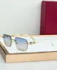 Ct0623 Óculos de Sol Masculino de Luxo Sem Aro Novo Estilo de Rua Anti-UV Óculos Ópticos Femininos da Moda