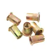 Acero Inoxidable 304 (Estándar RU/EE. UU.) Tuercas Remachables, Tuercas Remachables de Color Zinc, #6, #10, 1/4-20, 5/16-18, 3/8-16