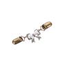 Amazon desea explosiones broche clip retro europeo y americano clip de pico de pato chal bufanda cárdigan suéter broche clip ajustado