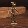 Latão Latão Vintage Patolino Robô Enfeites Artesanato Criativo Velhos Pequenos Enfeites Enfeites de Latão Bronze