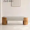 Banco Zapatero de Segunda Mano para Entrada de Casa Banco Largo Banco de Noche para Dormitorio Estilo Diseñador Simple Sentido Artístico Banco Largo Informal