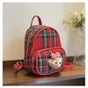 Mochila para Mujer 2025 Nuevo Estilo Pequeña Fragancia Verano Cuadros Mini Mochila para Mujer Moda Estudiante Bolsa Escolar Pequeña