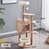 Post de Rascado para Gatos de MDF Douyin Xiaohongshu, Rascador para Gatos de Sisal Transfronterizo, Cama para Gatos con Descuento, Estructura de Escalada Grande para Gatos