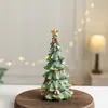 Adornos de árbol de Navidad de resina transfronterizos, Manualidades navideñas de resina, Decoraciones para el hogar y el escritorio, Decoraciones navideñas