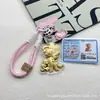 Logo Personalizado Ouro Puro 999 My Little Pony Chaveiro Fofo Corrente de Celular Pingente de Bolsa Presente Disponível para Atacado