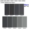 Papel de lija negro de 93x230 mm para uso húmedo y seco, Amazon Transfronterizo, Suministro Mayorista a Granel