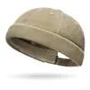 Novo Gorro de Algodão Lavado para Primavera e Outono para Casais, Chapéu Tang de Topo Macio Hip-Hop de Rua, Chapéu de Proprietário Versátil para Todas as Estações para Homens, Transfronteiriço
