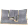 Funda de almohada de tela gruesa tejida densamente, Funda de almohada ampliada de poliéster-algodón, Precio especial para dormitorio individual de estudiante, Par al por mayor
