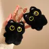 Gato Negro de Ojos Grandes Chirriante Peluche Colgante Llavero de Pareja Bolso Ropa Joker Muñeco Accesorios Mayoreo