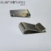 Clipe mola fixo em U para dissipador de calor de transistor aço inoxidável aço manganês alta elasticidade temperado tipo R dourado