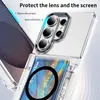 Capa para Celular Samsung Compatível com Amazon Porta-Cartões Multifuncional 2 em 1 Coreana Transparente Porta-Cartões Capa de Celular s26u