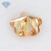 Huagang gema pentagonal flor de ameixa champanhe zircão pedra nua artificial pedra branca CZ nail art imitação de jóias de diamante atacado