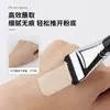Pincel de Base Plana para Meninas M Não Absorve Pó, Pincel de Maquiagem com Cabeça Plana, Pincel de Base Líquida Ultra Fino com Cabeça Plana, Pincel de Maquiagem com Cabo de Madeira