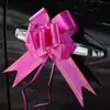 Directo de fábrica flor grande de tirar a mano festiva boda moño manija de coche de boda flor de tirar decoración de regalo flor de corbata