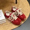 Zapatillas de entrenamiento alemanas para mujer, modernas y elegantes, otoño 2026, zapatillas casuales nuevas de estilo retro con suela gruesa, zapatillas deportivas versátiles de bloques de color